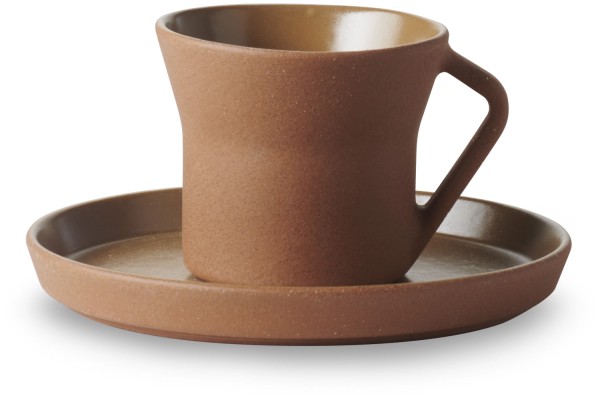 Contre-Jour Espressotasse mit Untertasse 80ml mocha braun