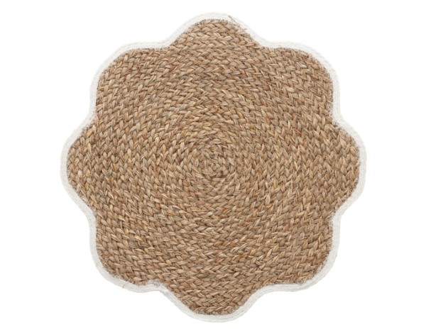 Tischset Geflecht weiss ø 38