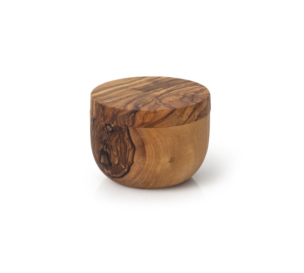 Olivenholz Dose Ø ca. 9.5 cm