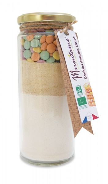 BIO Schoko-Kekse Backmischung im Glas, 375 g