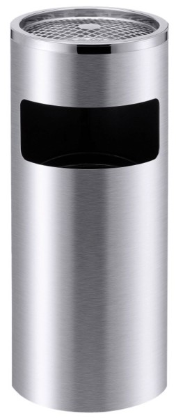 Standascher mit Papierkorb H: 61cm, aus verzinktem Stahl