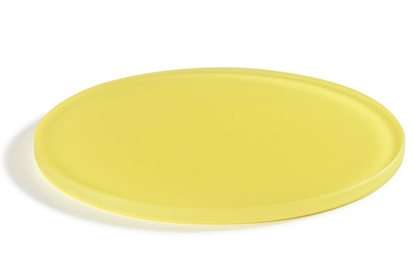 Sweety Tortenplatte D24.5cm gelb Nacryl