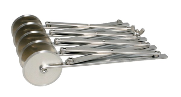 Teigschneider mit 5 glatten Räder