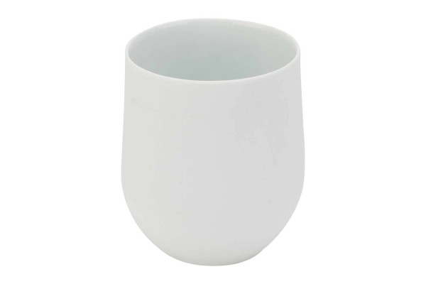 Charming white Becher ohne Henkel, 24cl, D 7.3 x H 9.3cm