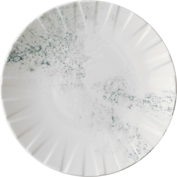 Alchemy Abstract Smoke Grey Coupe Teller flach 23.5cm