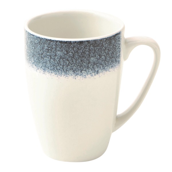 S.P. Raku Topaz Blue Becher 34cl, H11cm, D 8cm