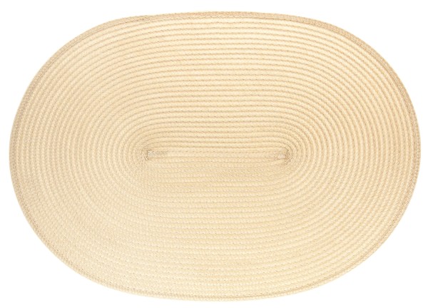 Tischset oval natur 45x31cm