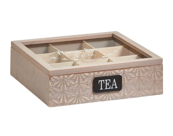 Teebeutelbox Holz 24x34cm