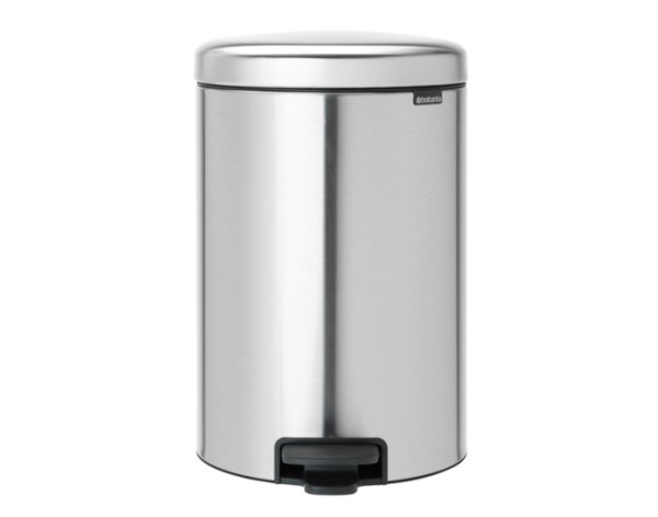 Treteimer matt steel FPP 20l