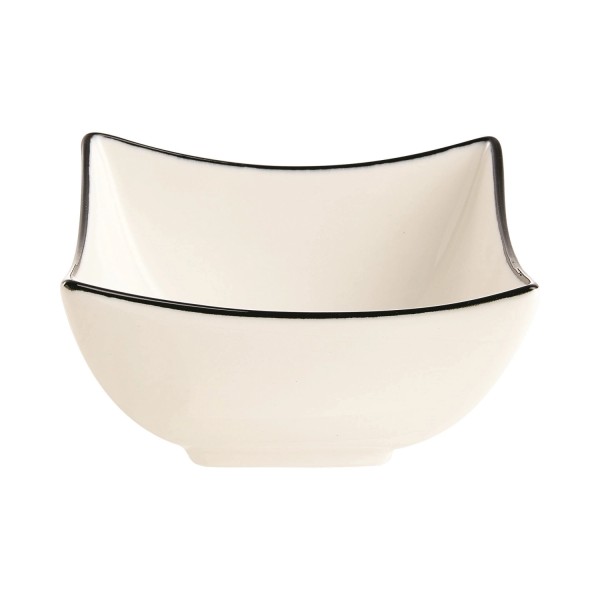 Appetizer Filet Black Schale quadratisch 9x9cm
