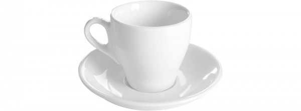 Luna Cappuccino Obertasse u.UT 0.22lt weiss mit Bodenstempel