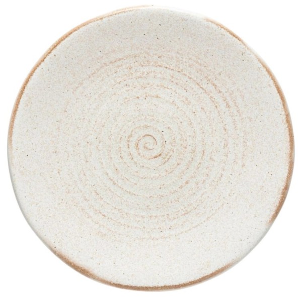 Vermont Teller flach D15.6cm H 1.8cm cream