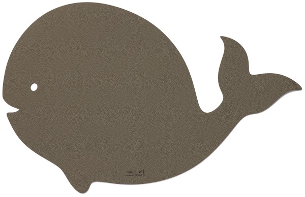 Tischset Kids wal grau