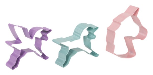 Ausstechformen Einhorn 3tlg.