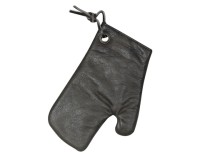 Ofenhandschuh Leder vint.grey