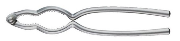 Nussknacker, edelmattiert, 17x3.5x1cm
