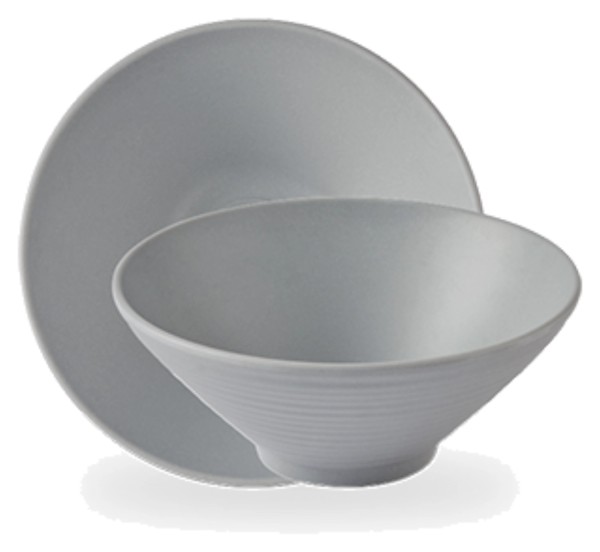 Emerge Seattle Grey Melamine Schale 119cl