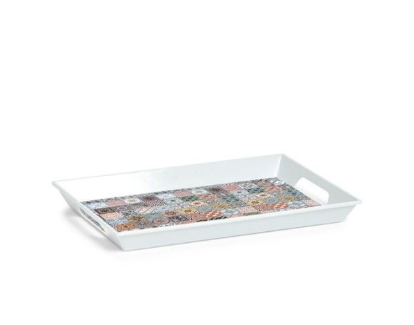 Tablett Mosaik Melamin 50x35cm