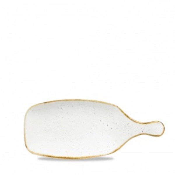 Stonecast Barley White Platte rechteckig mit Griff 29x21.1cm