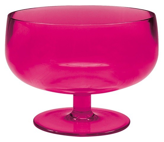 ZAK! Stacky Eisschale mit Stiel himbeere 10cm