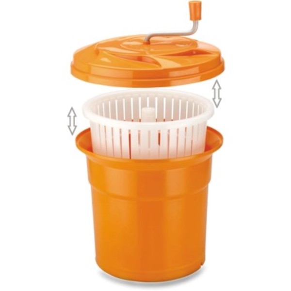 Salatschleuder 25lt D42cm H40cm orange