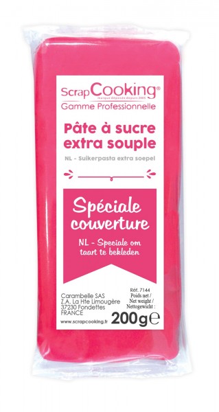 Zuckerpaste extra flexibel, fuchsia, 200g