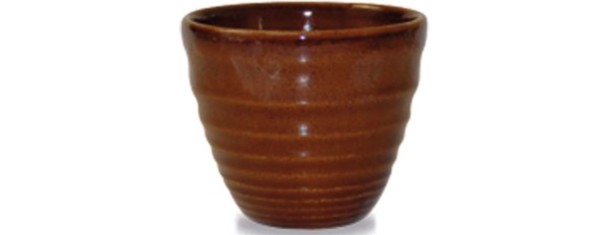 Bit on the Side Cinnamon Brown Becher geriffelt 28cl