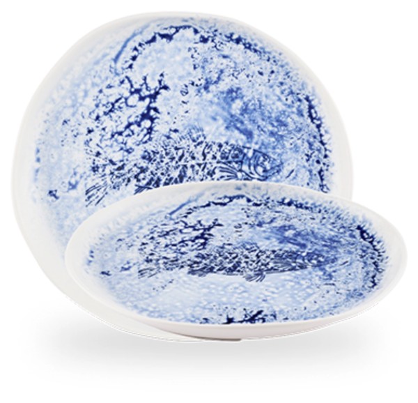 Fresco Blue Organic Teller 26cm