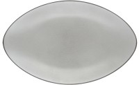 Equinoxe Servierteller oval, 35x22x4cm, pfeffer