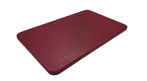 Schneidebrett GN 1/2 H2cm rot ohne Saftrille