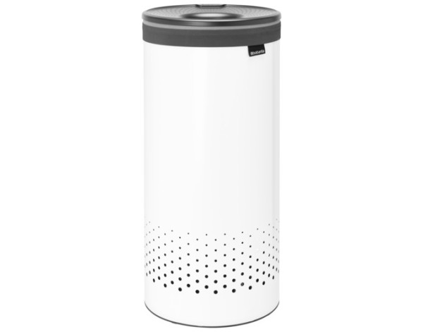 Wäschebox rund white 35l