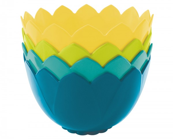 Lotus Vorspeise Schüssel, 4er Set ice cool 13 cm