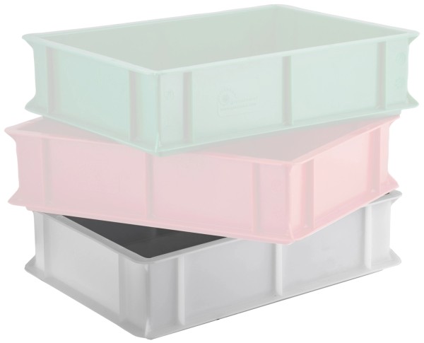 Pizzateig Box 40x30x10cm weiss