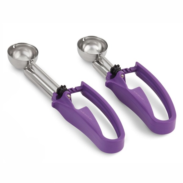 Portionierer mit Griff violett 22ml