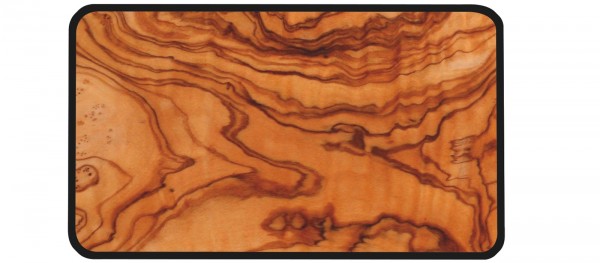 Osmos Servierbrett Olivenholz Optik/schwarz 28×20×0.4 cm