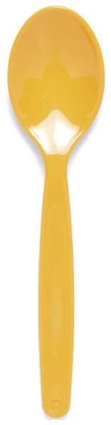 Löffel L17cm B4cm Kunstoff gelb