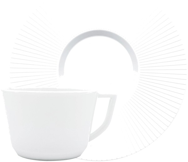 Bolero Kaffeetasse 13cl satinweiss