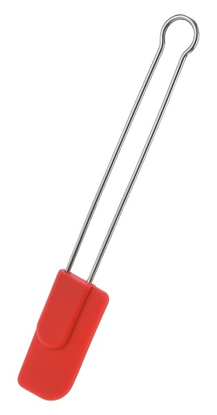 Koch- und Teigschaber Silicone, 22.5x3.5x1cm