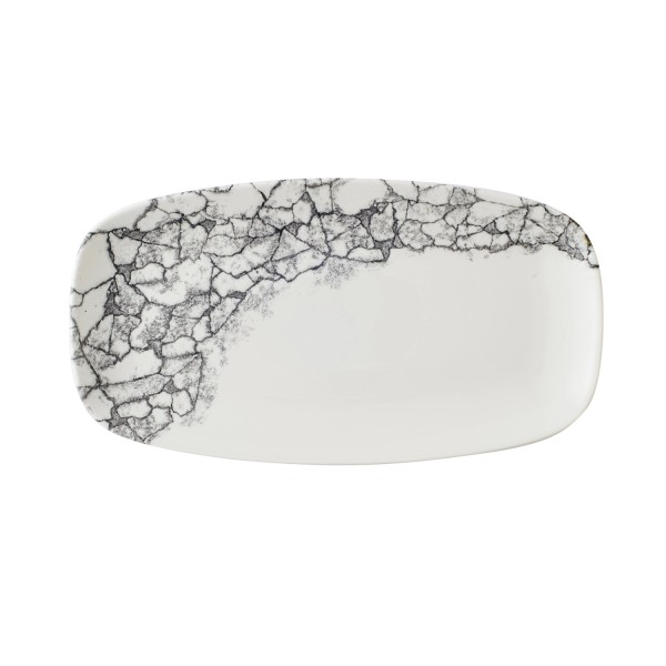 S.P. Kintsugi Accents Quartz Bl. Chefs Ob. Platte 25.5x18.5c