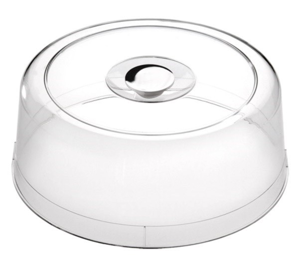 Frischhaltehaube mit verchromtem Griff D30cm H11.5cm