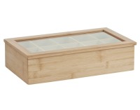 Teebeutelbox Bamboo 36x20cm