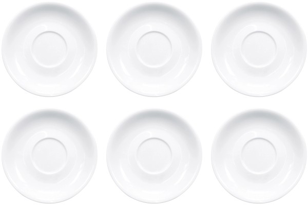 6er Set Italia Kaffee Untertasse 14.5cm Aligro