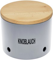 Knoblauchtopf Biopolymer 15.6x10.7cm silber