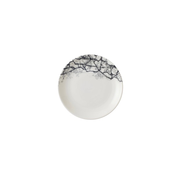 S.P. Kintsugi Accents Quartz Black Coupe Teller flach 16.5cm