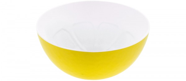Duo Schüssel Zitrone gelb/weiss 12cm