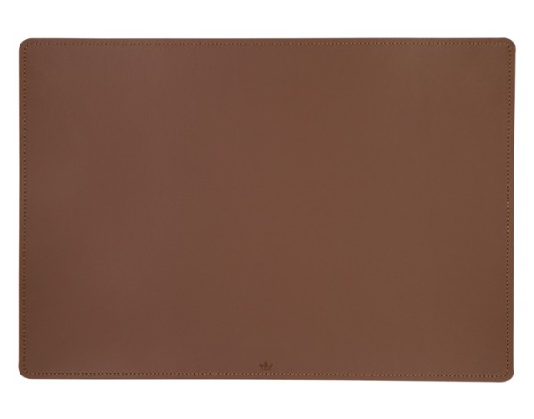 Tischset Leder brown
