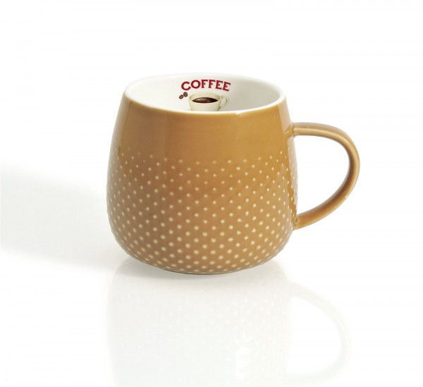 Raindrop Kaffeetasse h-braun, 3.2 dl