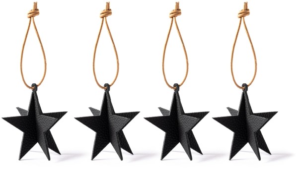 Weihnachtsbaum Schmuck stern schwarz