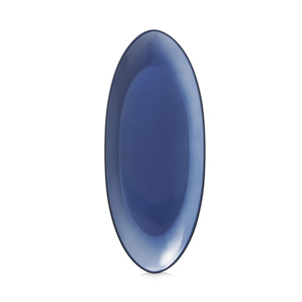 Equinoxe Teller länglich L36cm B16cm cirrusblau