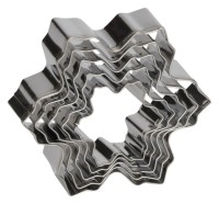 Ausstechf.Schneeflocke 5tlg